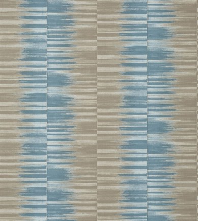 Thibaut Mekong Stripe Spa Blue and Beige tapéta