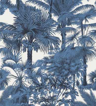Thibaut Palm Botanical Navy tapéta
