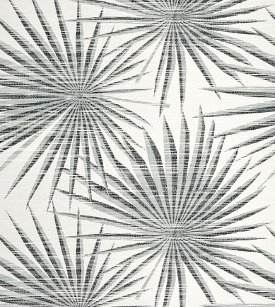Thibaut Palm Frond Black and White tapéta