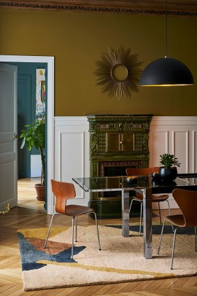 Toulemonde Bochart Abstract Kaki rose szőnyeg - Paisley Home