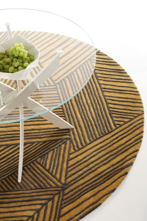 Toulemonde Bochart Intreccio Rond Safran szőnyeg - Paisley Home