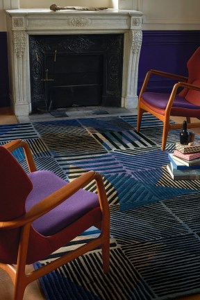 Toulemonde Bochart Prisme Nuit szőnyeg - Paisley Home