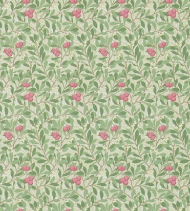 William Morris Arbutus Olive/Pink tapéta - Paisley Home