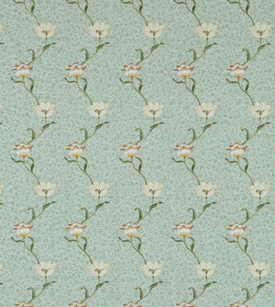 William Morris Garden Tulip Cowslip-Sea Green textil