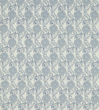 William Morris Janes Daisy Indigo-Woad textil