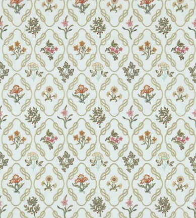 William Morris Kelmscott Trellis Ivory-Amber textil