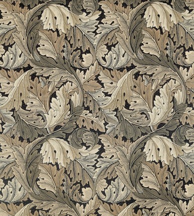 William Morris Acanthus Charcoal-Grey textil - Paisley Home