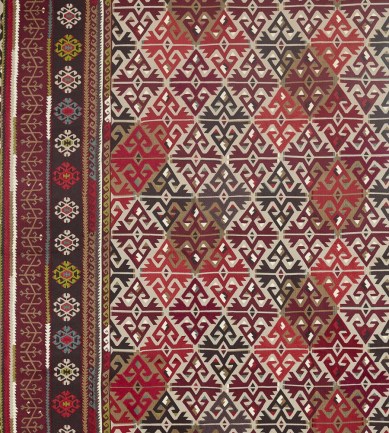 William Morris Burdock & Star Fig-Carmine textil - Paisley Home