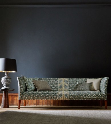 William Morris Morris Bellflowers Saffron-Olive textil - Paisley Home