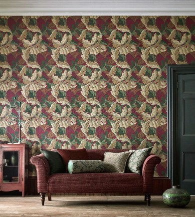 William Morris Acanthus Slate Blue-Thyme tapéta - Paisley Home