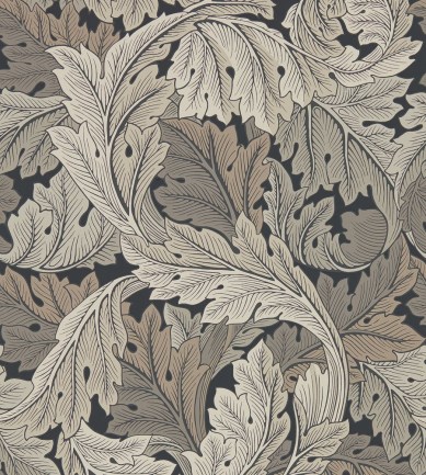 William Morris Acanthus Charcoal-Grey tapéta - Paisley Home
