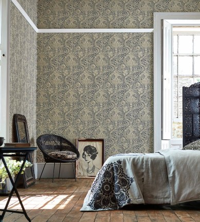 William Morris Indian Grey-Pewter tapéta - Paisley Home