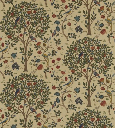 William Morris Kelmscott Tree Forest/Gold textil - Paisley Home