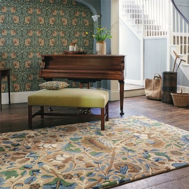 William Morris Lodden Indigo/Mineral 27808 szőnyeg - Paisley Home