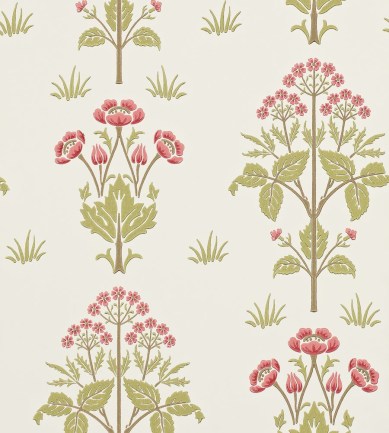 William Morris Meadow Street Rose/Olive tapéta - Paisley Home