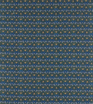 William Morris Eye Bright Indigo textil