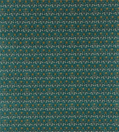 William Morris Eye Bright Teal textil