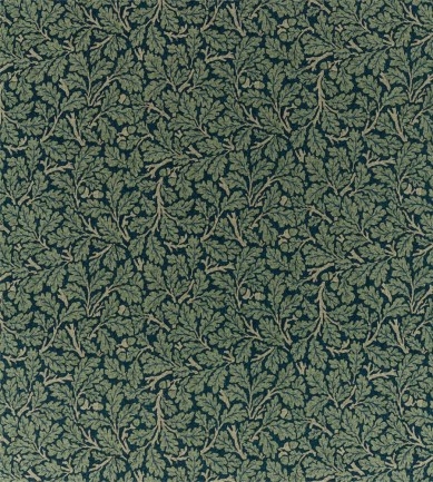 William Morris Oak Teal - Slate textil