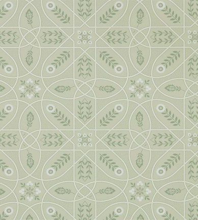 Morris and Co Brophy Trellis Sage Linen tapéta