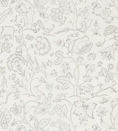 Morris and Co Middlemore Chalk Charcoal tapéta