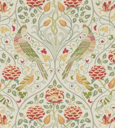 Morris and Co Seasons By May Ivory Sage tapéta
