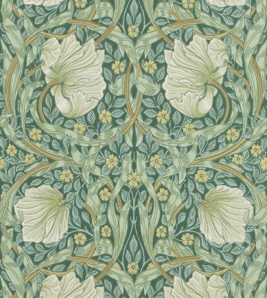 William Morris Pimpernel Privet/Slate tapéta - Paisley Home
