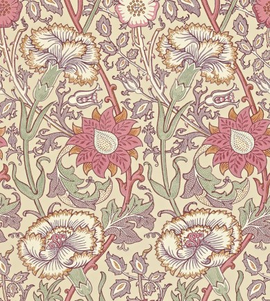 William Morris Pink & Rose Manilla/Wine tapéta - Paisley Home