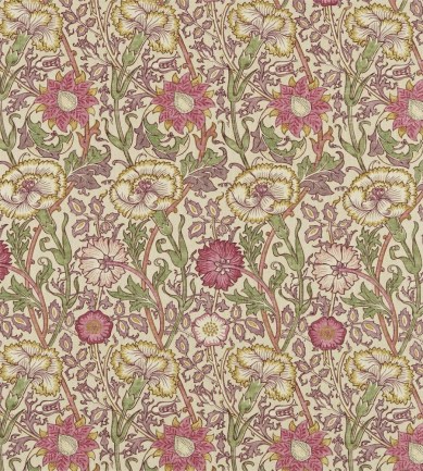 William Morris Pink & Rose Manilla/Wine textil - Paisley Home
