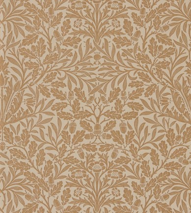 William Morris Pure Acorn Gilver/Copper tapéta - Paisley Home