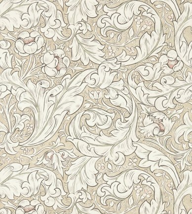 William Morris Pure Bachelors Button Linen/Coral tapéta - Paisley Home
