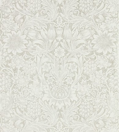 William Morris Pure Sunflower Chalk/Silver tapéta - Paisley Home