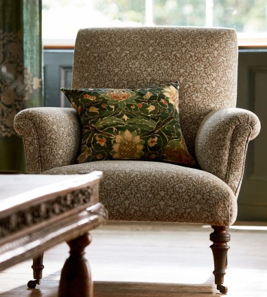 William Morris Bellflowers Weave Indigo textil - Paisley Home