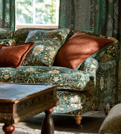 William Morris Montreal Velvet Grey-Charcoal textil - Paisley Home