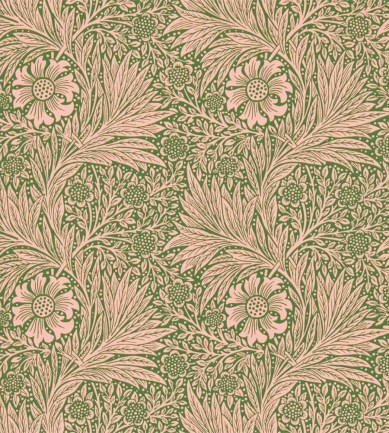 William Morris Marigold Pink/Olive tapéta