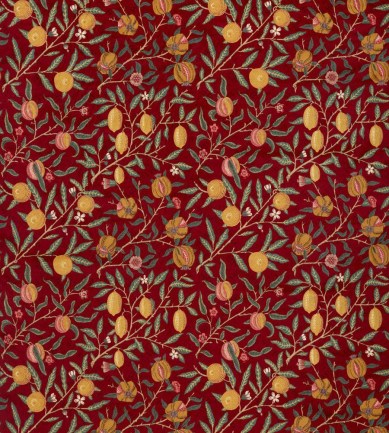 William Morris Fruit Velvet Madder-Bayleaf textil