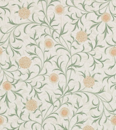 William Morris Scroll Thyme/Pear tapéta - Paisley Home