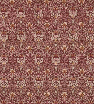 William Morris Snakeshead Claret/Gold textil - Paisley Home