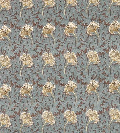 William Morris Tulip Green/Gold textil - Paisley Home