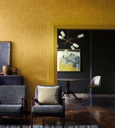 Zoffany Pomegranate Smoke tapéta - Paisley Home