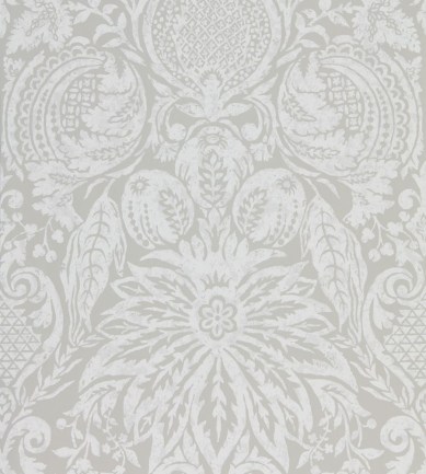 Zoffany Mitford Damask Platinum Grey tapéta