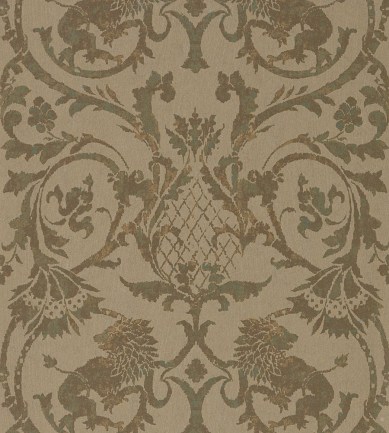 Zoffany Landseer Verdigris tapéta - Paisley Home