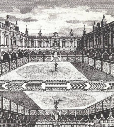 Zoffany Royal Exchange Snow/Architects White tapéta