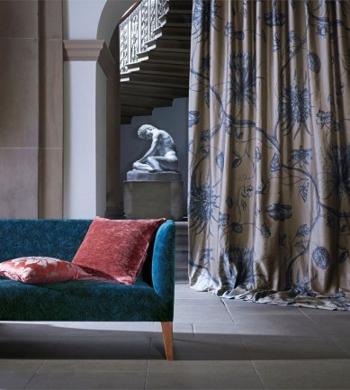 Zoffany Phaedra Prussian Blue textil - Paisley Home