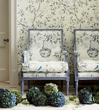 Zoffany Romey's Garden Ebony textil - Paisley Home