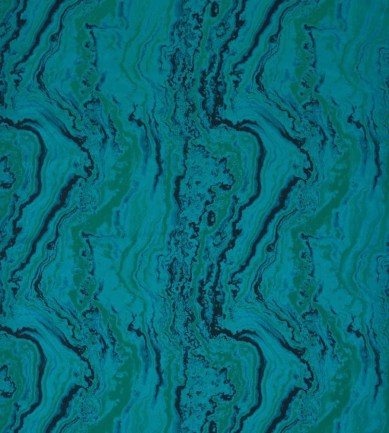 Zoffany Serpentine Blue Malachite textil - Paisley Home