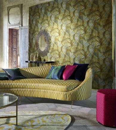 Zoffany Taisho Deco Vine Black tapéta - Paisley Home